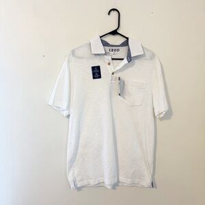 IZOD Men's Classic White Polo Shirt